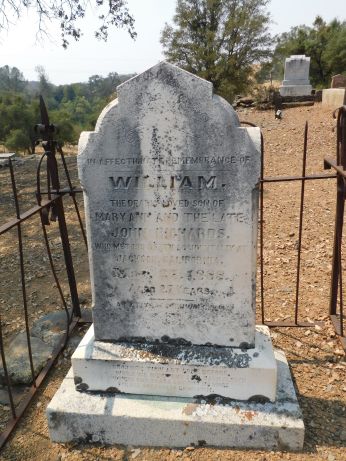 [Picture of William Richards grave]